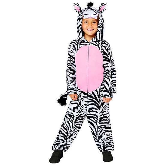 DISFRAZ INFANTIL MONO ZEBRA TALLA 8-10 AÑOS image 0