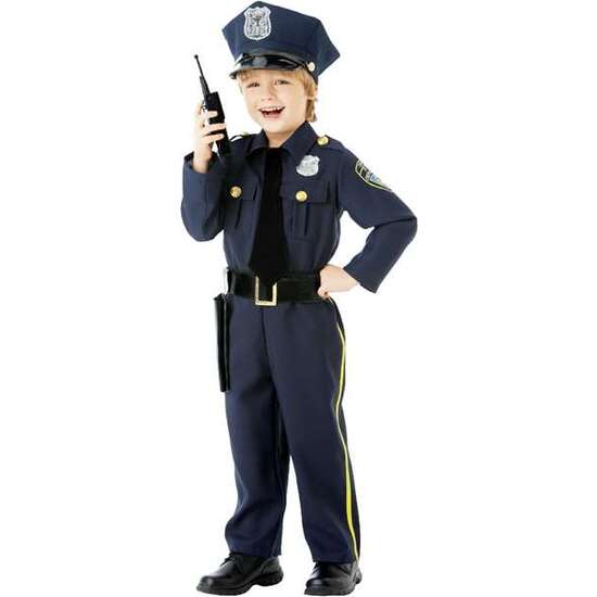 DISFRAZ INFANTIL OFICIAL DE POLICIA 8-10 AÑOS image 0