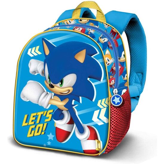 MOCHILA 3D GO SONIC THE HEDGEHOG 31CM image 0