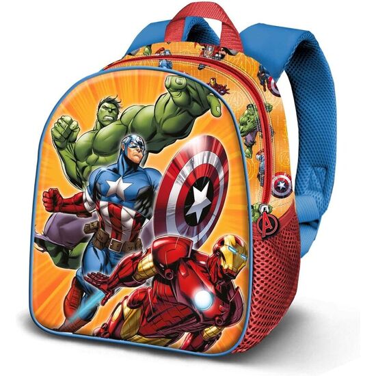 MOCHILA 3D ATTACK LOS VENGADORES AVENGERS MARVEL 31CM image 0