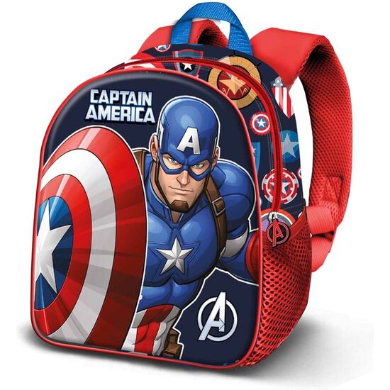 MOCHILA 3D PATRIOT CAPITAN AMERICA MARVEL 31CM image 0