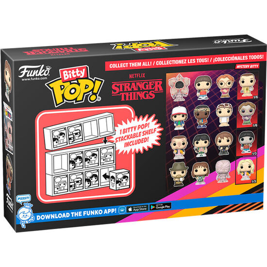 BLISTER 4 FIGURAS BITTY POP STRANGER THINGS DEMOGORGON image 2