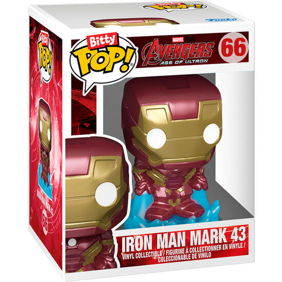 FIGURA BITTY BOTS MARVEL INFINITY SAGA HULKBUSTER WITH IRON MAN image 3