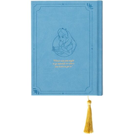 SET CUADERNO A5 + BOLIGRAFO ALICIA EN EL PAIS DE LAS MARAVILLAS DISNEY image 2