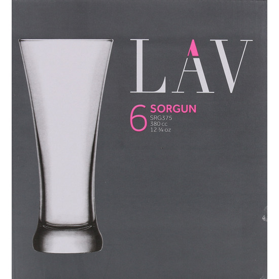 SET 6 BEER GLASS 380CC  image 4