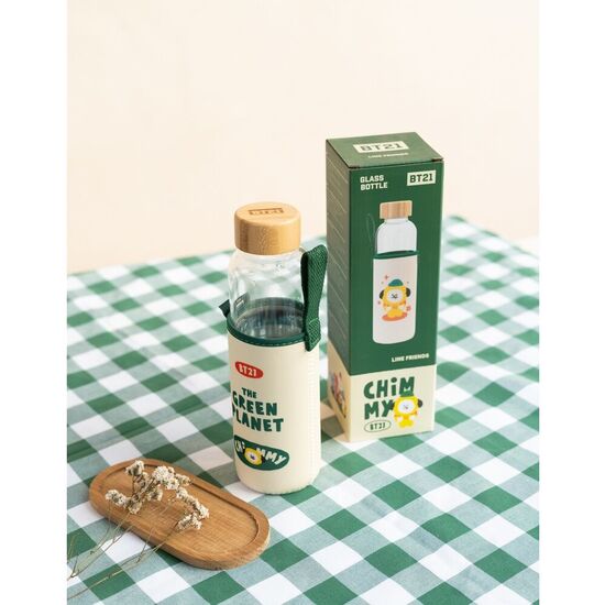 BOTELLA CRISTAL CHIMMY BT21 image 3