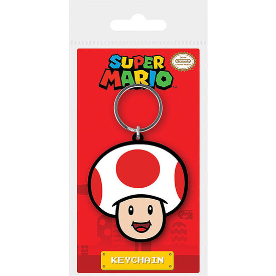 LLAVERO TOAD SUPER MARIO BROS 6CM image 0