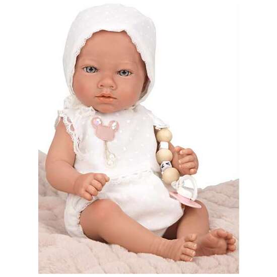 MUÑECA REBORN ARIAS 38 CM MAITANE ROSA C/MANTA image 1