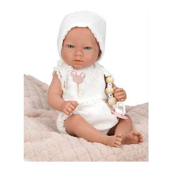 MUÑECA REBORN ARIAS 38 CM MAITANE ROSA C/MANTA image 2