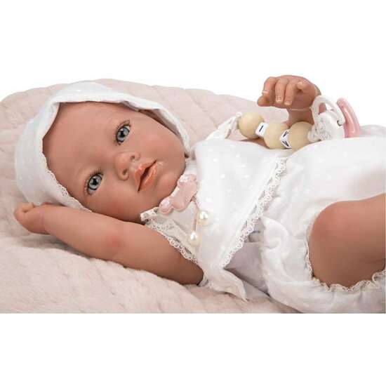 MUÑECA REBORN ARIAS 38 CM MAITANE ROSA C/MANTA image 5
