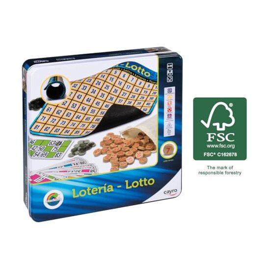 LOTERIA CAJA METAL image 1