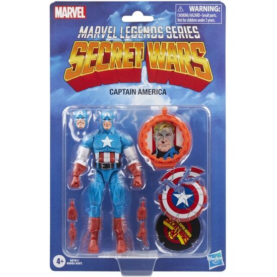 FIGURA CAPITAN AMERICA SECRET WARS MARVEL LEGENDS SERIES 15CM image 0