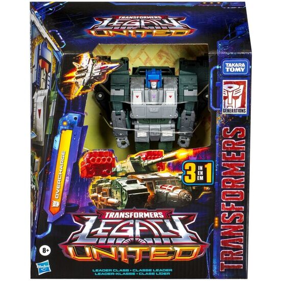 FIGURA DELUXE OVERCHARGE TRANSFORMERS LEGACY UNITED 19CM image 0