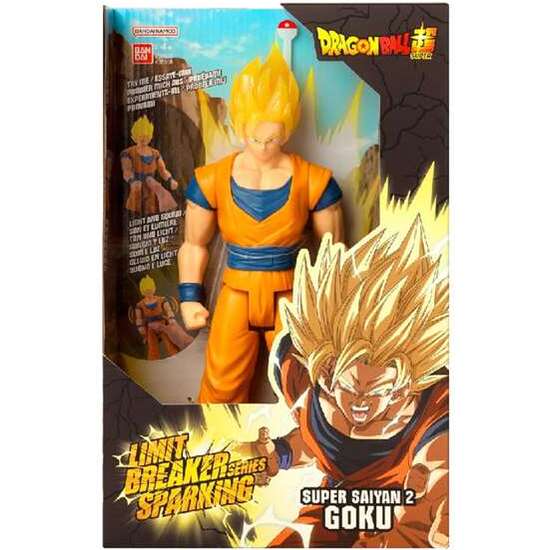 FIGURA LIMIT BREAKER SPARKLING GOKU CON LUZ Y SONIDO.30 CM image 0