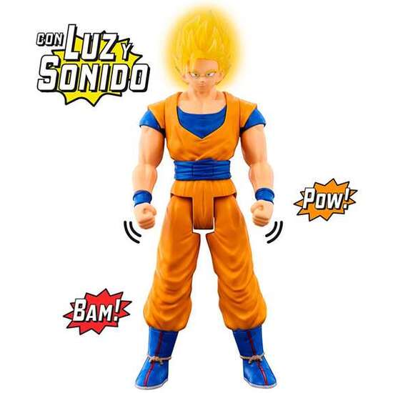 FIGURA LIMIT BREAKER SPARKLING GOKU CON LUZ Y SONIDO.30 CM image 1