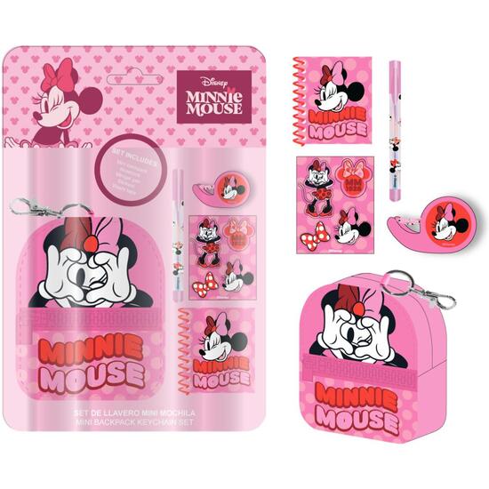SET DE PAPELERÍA MINIMOCHILA MINNIE image 0
