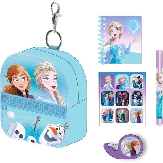 SET DE PAPELERÍA MINIMOCHILA FROZEN image 1