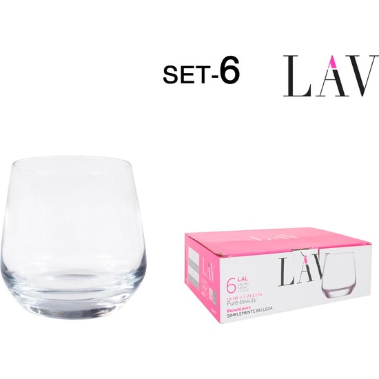 SET 6 WHISKY GLASS 345CC  image 0