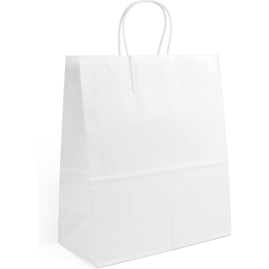 SET-3 BOLSA PAPEL BLANCO 26X14X31CM ALGON image 0