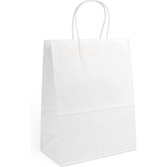 SET-3 BOLSA PAPEL BLANCO 20.6X11X27 ALGON image 0