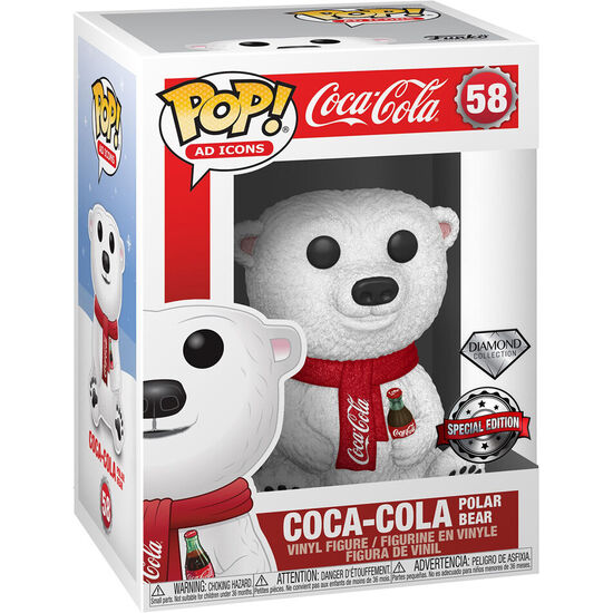 FIGURA POP COCA-COLA POLAR BEAR EXCLUSIVE image 0