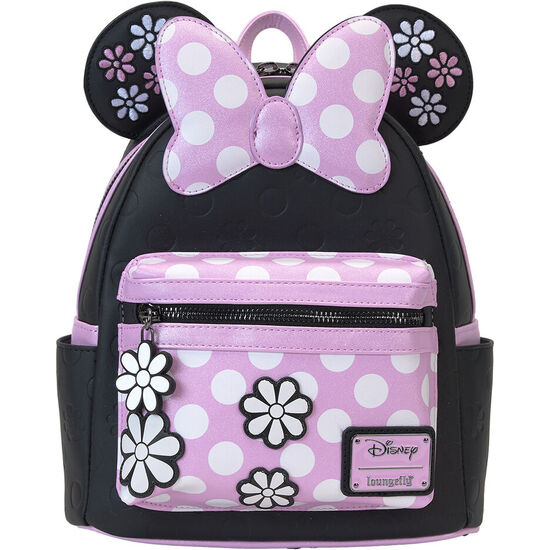 MOCHILA FLORAL ROCK THE DOTS MINNIE DISNEY LOUNGEFLY image 0