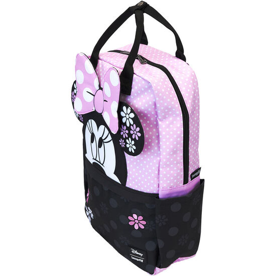 MOCHILA NYLON FLORAL ROCK THE DOTS MINNIE DISNEY LOUNGEFLY image 1
