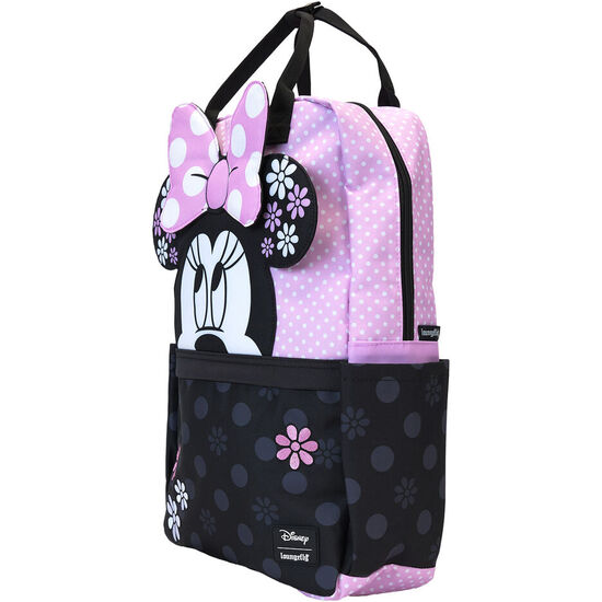 MOCHILA NYLON FLORAL ROCK THE DOTS MINNIE DISNEY LOUNGEFLY image 3