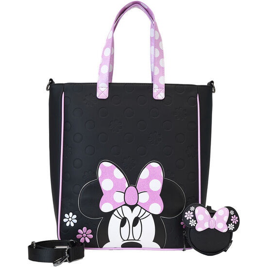 BOLSO + MONEDERO FLORAL ROCK THE DOTS MINNIE DISNEY LOUNGEFLY image 0