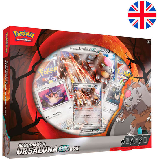 BLISTER JUEGO CARTAS COLECCIONABLES BLOODMOON URSALUNA POKEMON INGLES image 0