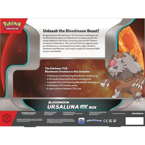 BLISTER JUEGO CARTAS COLECCIONABLES BLOODMOON URSALUNA POKEMON INGLES image 3