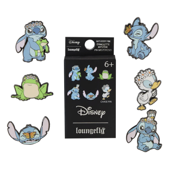 BLIND BOX MYSTERY ENAMEL PIN STITCH DISNEY LOUNGEFLY SURTIDO image 0