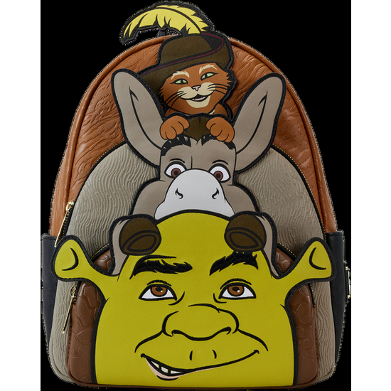 MOCHILA SHREK & DONKEY SHREK LOUNGEFLY 31CM image 0