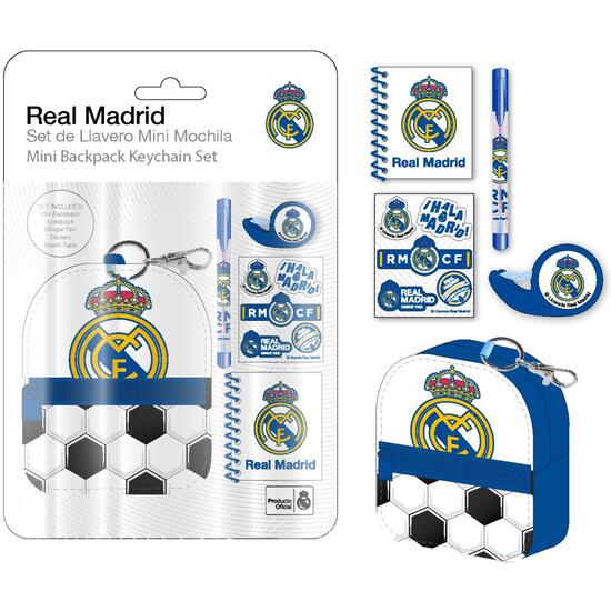 SET DE PAPELERÍA MINIMOCHILA REAL MADRID image 0