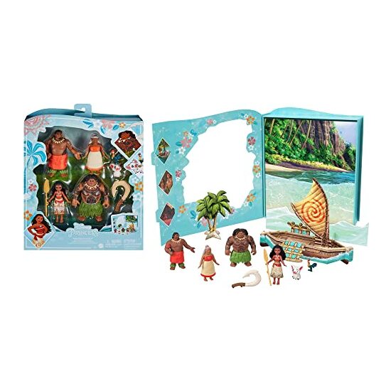 LIBRO PACK 6 FIGURAS MINIS VAIANA image 0