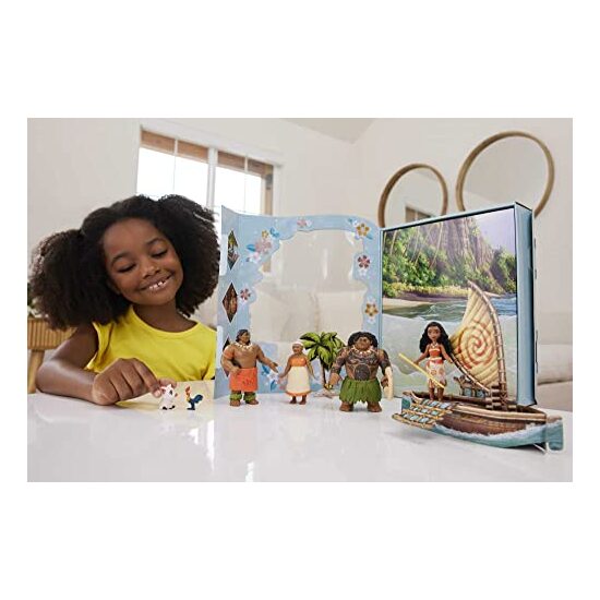 LIBRO PACK 6 FIGURAS MINIS VAIANA image 1