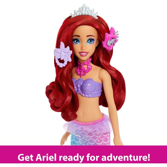 MUÑECA ARIEL CON TOCADOR PRINCESAS image 3