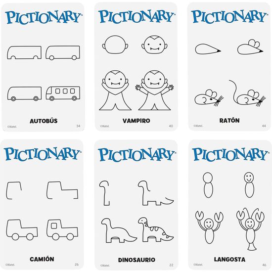 JUEGO PICTIONARY ORIGINAL image 4