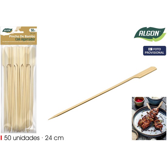 SET-50 PINCHO BAMBU AGARRADOR 240MM ALGON image 1