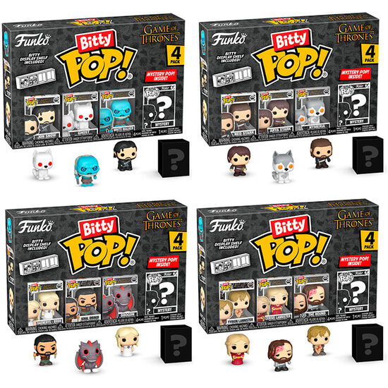 BLISTER 4 FIGURAS BITTY POP JUEGO DE TRONOS SURTIDO image 0