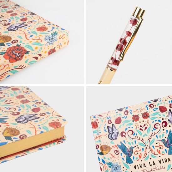 SET CUADERNO A5 + BOLIGRAFO FRIDA KAHLO image 3