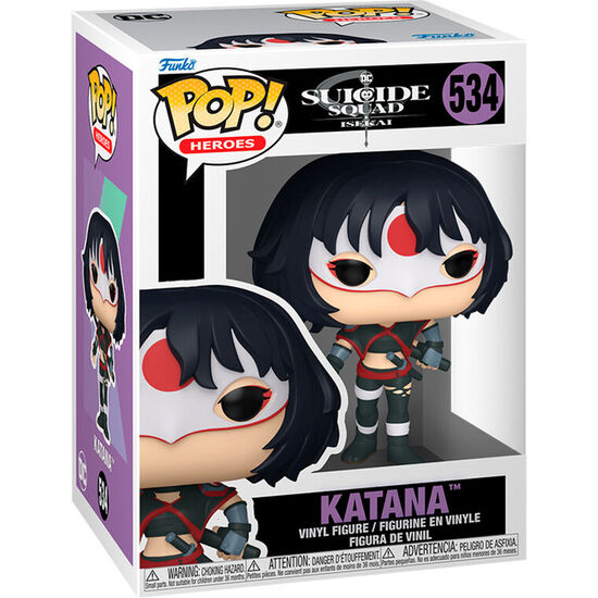 FIGURA POP DC COMICS ESCUADRON SUICIDA ISEKAI KATANA image 1