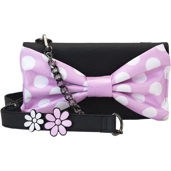 BOLSO BANDOLERA FLORAL ROCK THE DOTS MINNIE DISNEY LOUNGEFLY image 0