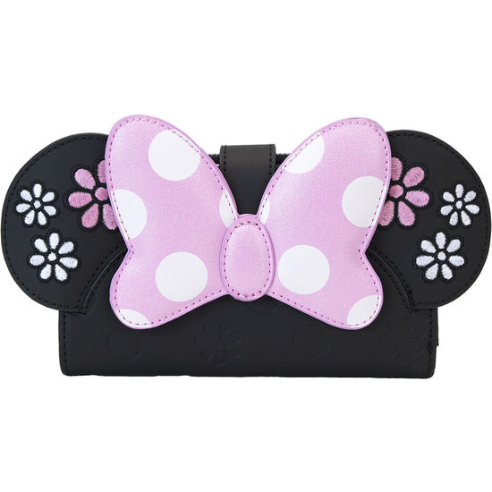 CARTERA FLORAL ROCK THE DOTS MINNIE DISNEY LOUNGEFLY image 0