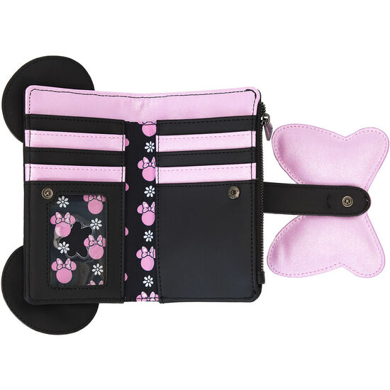 CARTERA FLORAL ROCK THE DOTS MINNIE DISNEY LOUNGEFLY image 1