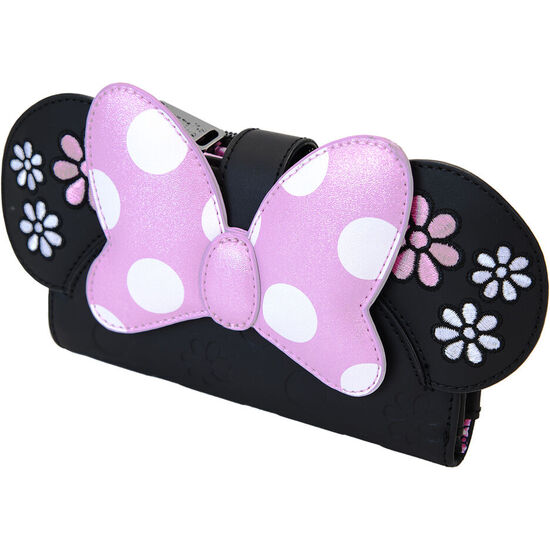 CARTERA FLORAL ROCK THE DOTS MINNIE DISNEY LOUNGEFLY image 3