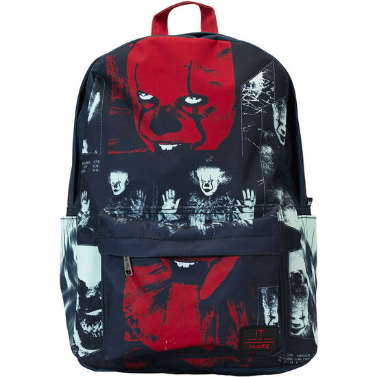 MOCHILA NYLON I HEART PENNYWISE IT LOUNGEFLY 44CM image 0