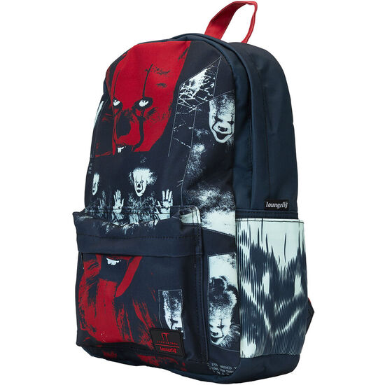 MOCHILA NYLON I HEART PENNYWISE IT LOUNGEFLY 44CM image 1