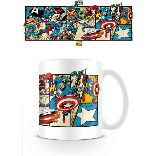 TAZA CAPITAN AMERICA MARVEL 315ML image 0