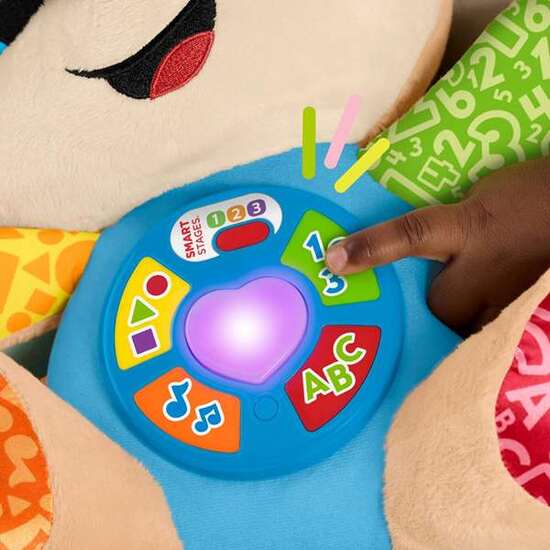 PELUCHE PERRITO FISHER-PRICE RÍE Y APRENDE CON LUCES Y SONIDOS. 30,48X25,40X13,34 CM image 2